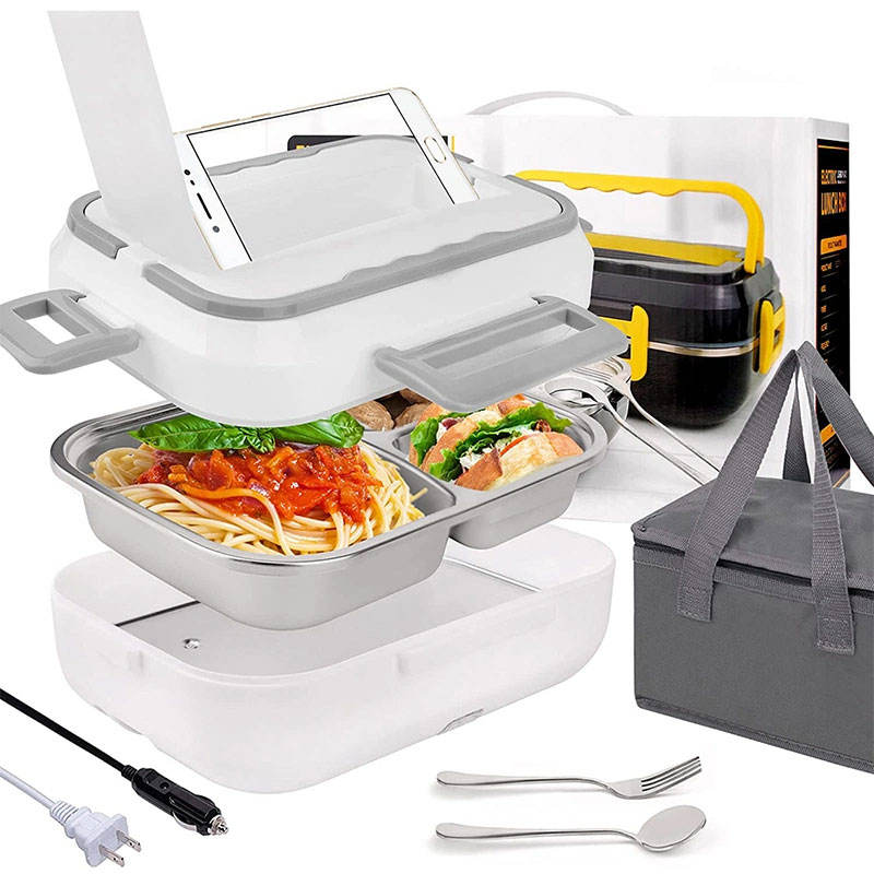 1.5L Portable Electric Heated Lunch Box – 304 Stainless Steel Food Warmer