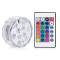 RGB Waterproof Submersible LED Lights with Remote Control