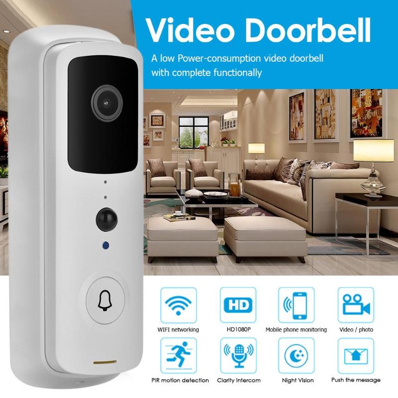 AntLabs 1080P Smart WiFi Video Doorbell with Night Vision & Motion Detection
