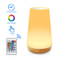 Rechargeable RGB Touch Bedside Lamp with Remote & Timer