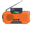 5000mAh Solar Emergency Radio with Bluetooth Speaker, Flashlight & Hand Crank