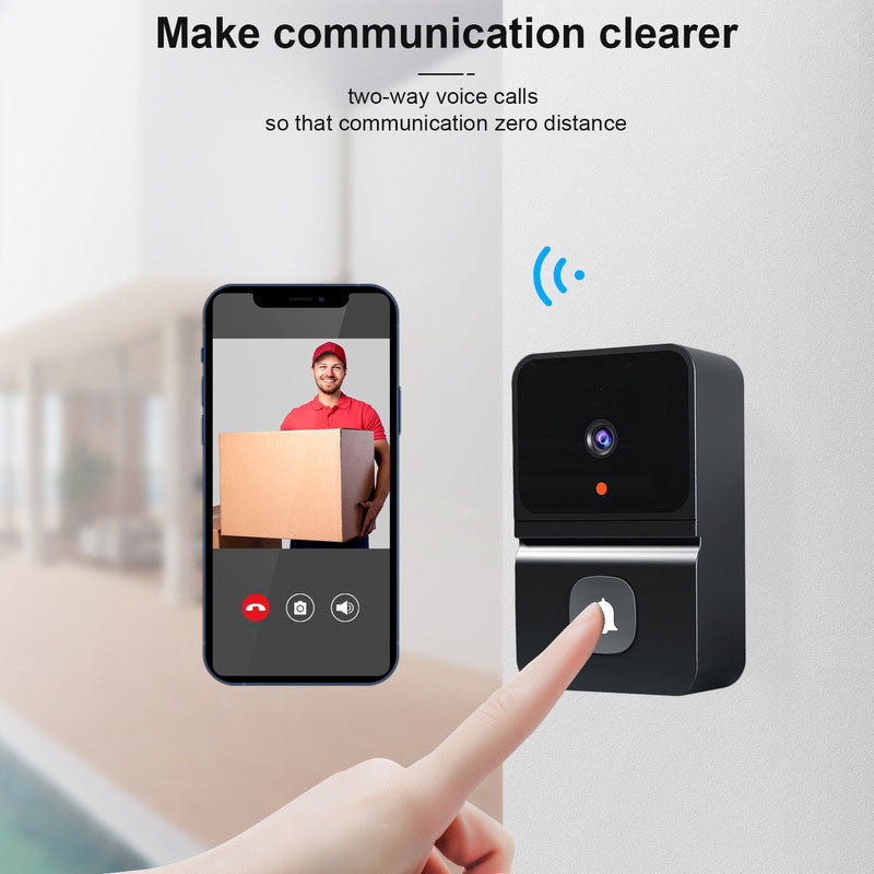 Rechargeable WiFi Video Doorbell with Chime – Z30