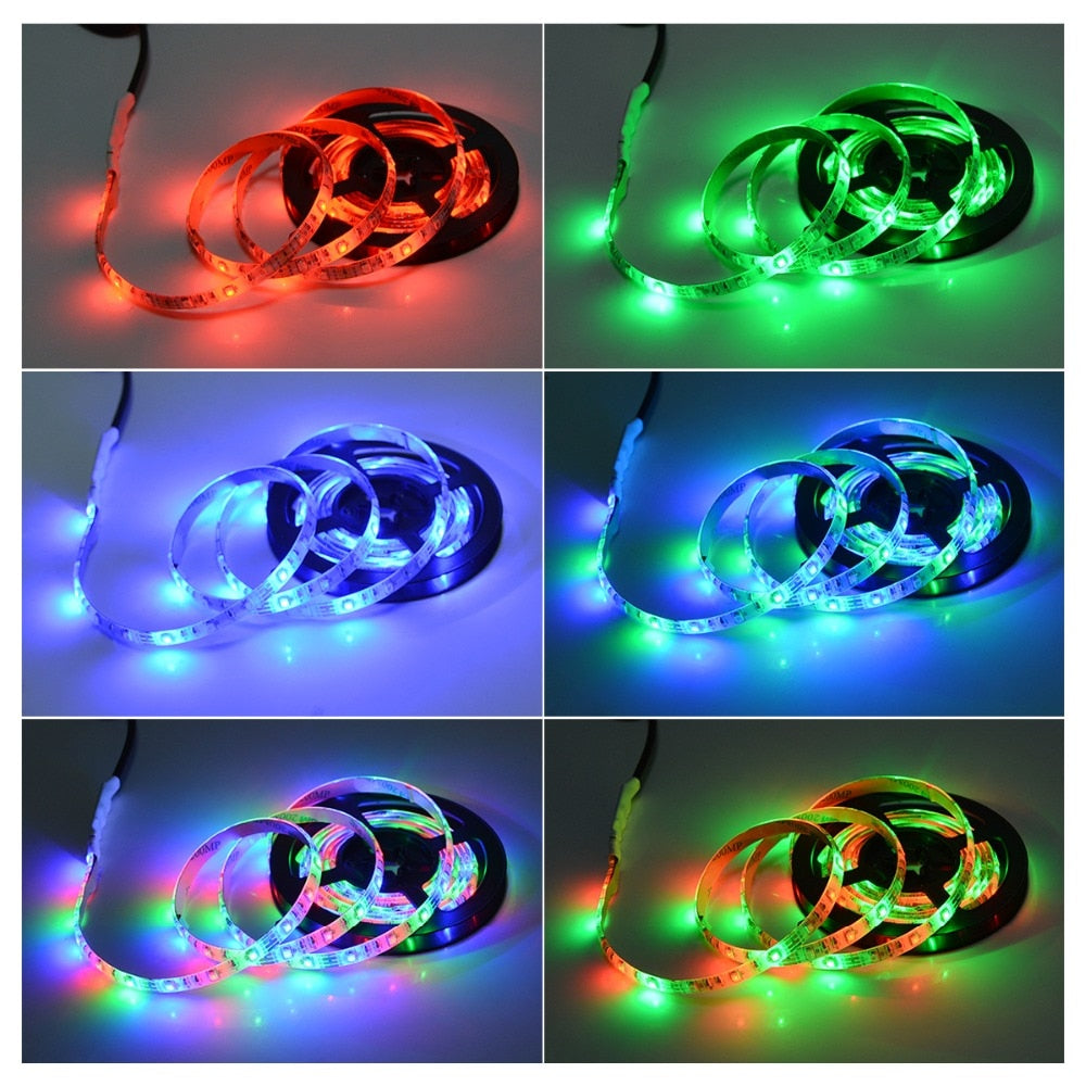 USB RGB LED TV Backlight Strip with Remote – 5V