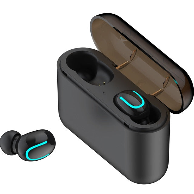 Bluetooth 5.0 TWS Wireless Earbuds with IPX5 Waterproof & Noise Cancellation