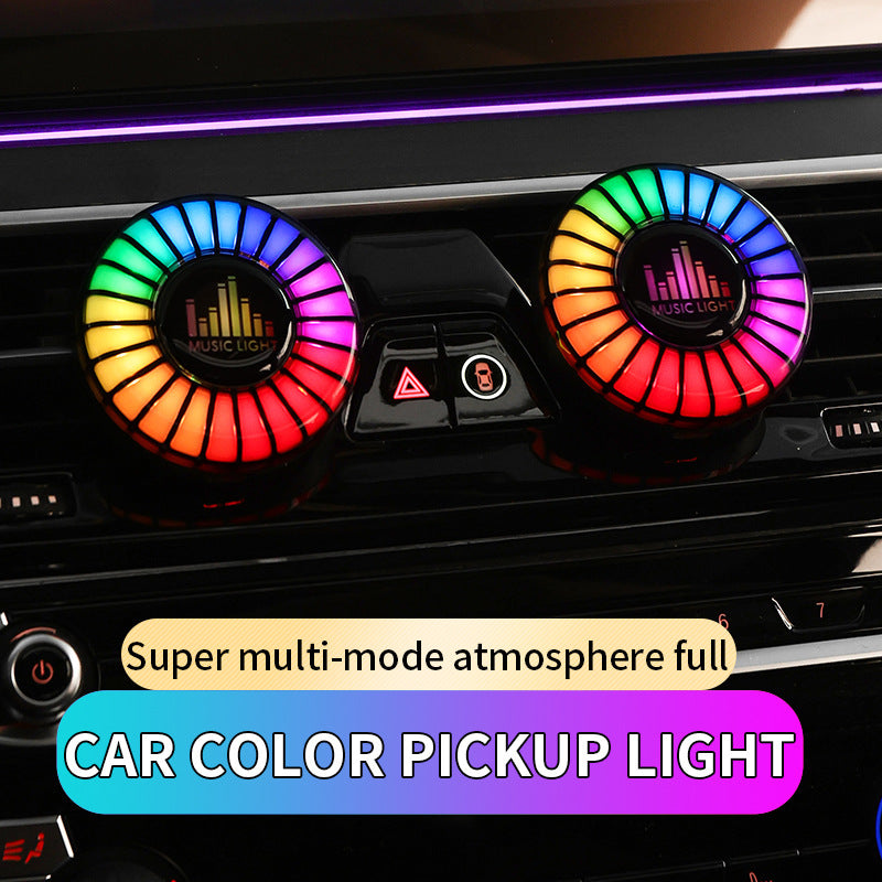 Smart RGB Car Vent Aroma Diffuser – Music Sync Ambient Light