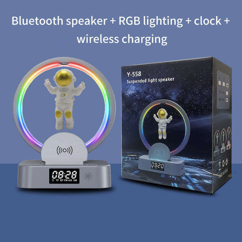 Magnetic Levitation Astronaut RGB Bluetooth Speaker