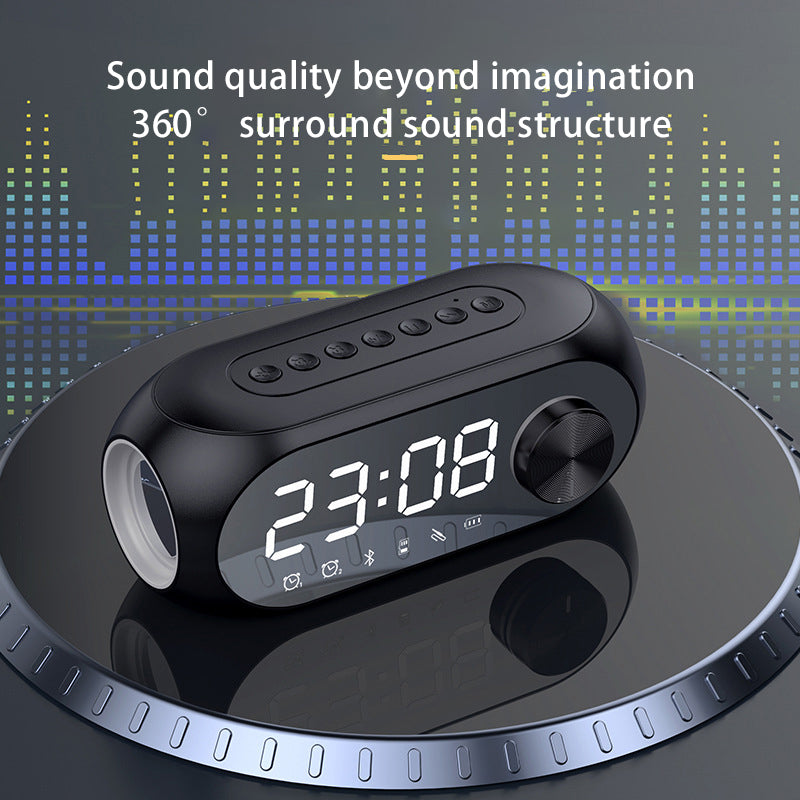 S8 RGB Bluetooth Speaker with Digital Alarm Clock