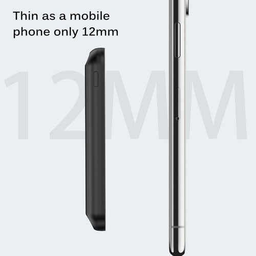 5000mAh Magnetic Wireless Power Bank – Portable Snap-On Charger