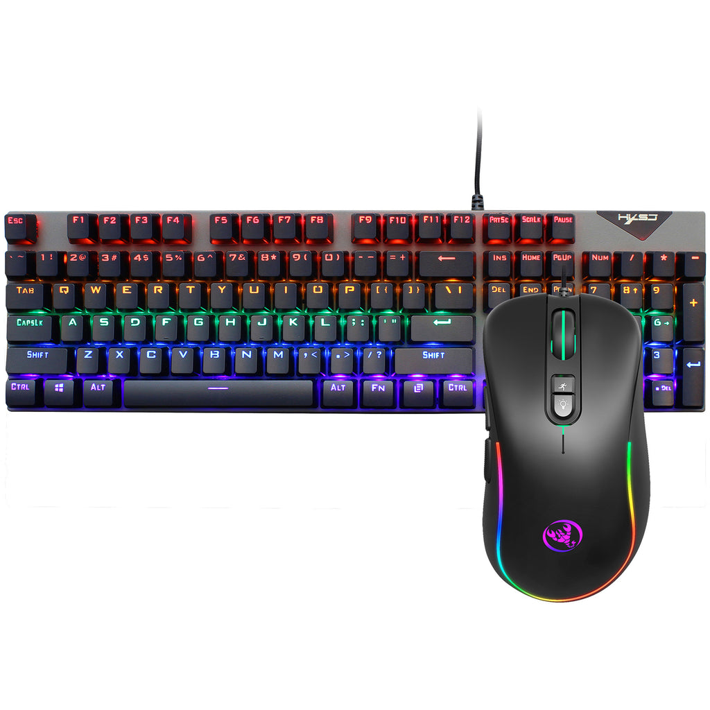 RGB Mechanical Gaming Keyboard & Mouse Combo