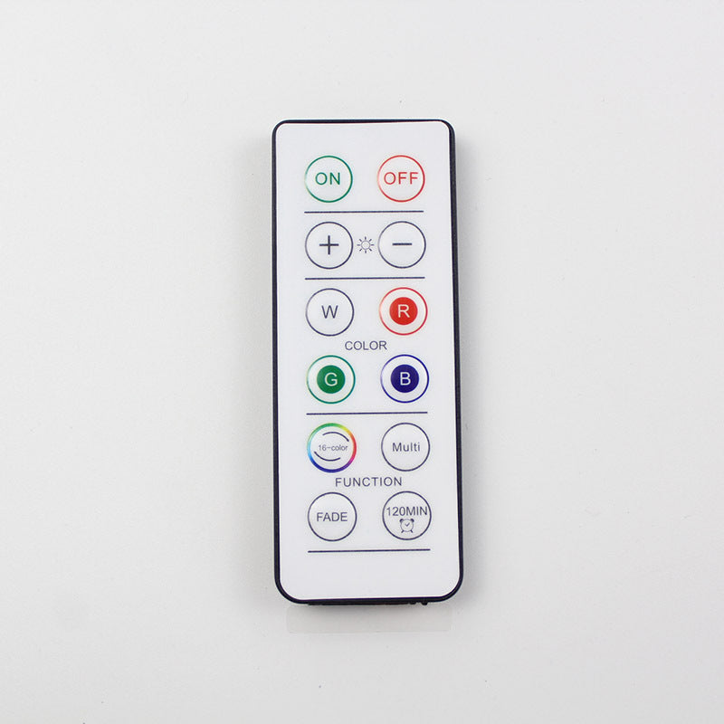 16-Color RGB Touch Puck Lights with Remote Control