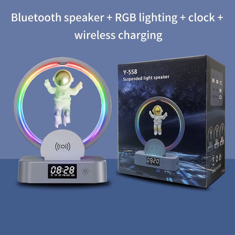 Magnetic Levitation Astronaut RGB Bluetooth Speaker