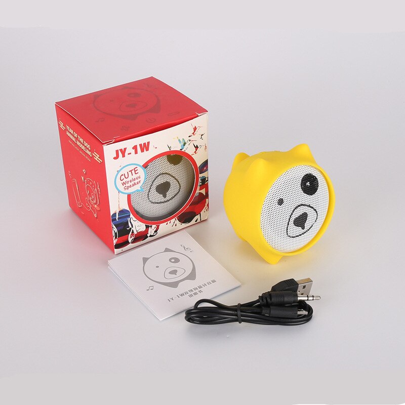 Cute Cartoon Mini Bluetooth Speaker with TWS