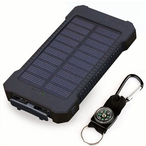 20,000mAh Solar Power Bank with LED Emergency Light