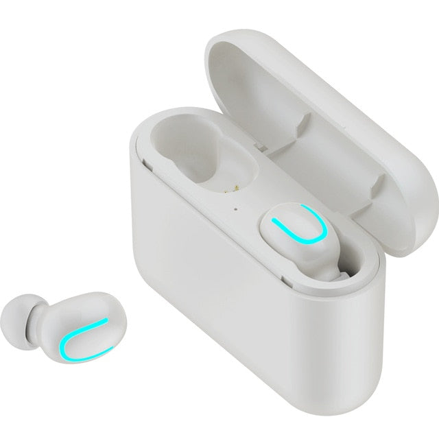 Bluetooth 5.0 TWS Wireless Earbuds with IPX5 Waterproof & Noise Cancellation