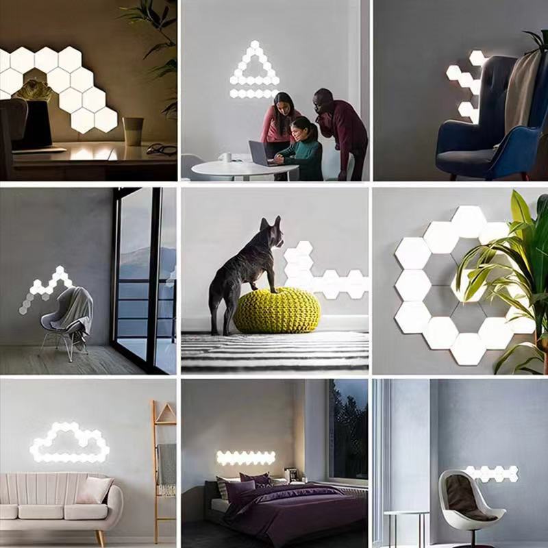 RGB Hexagon Gaming Wall Lights