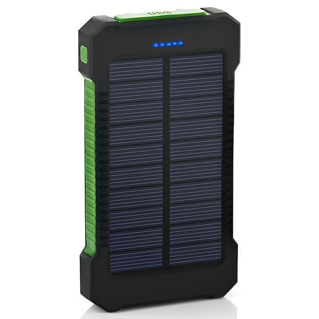 20,000mAh Solar Power Bank with LED Emergency Light