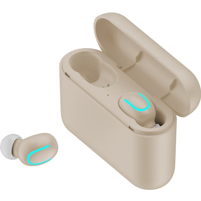 Bluetooth 5.0 TWS Wireless Earbuds with IPX5 Waterproof & Noise Cancellation