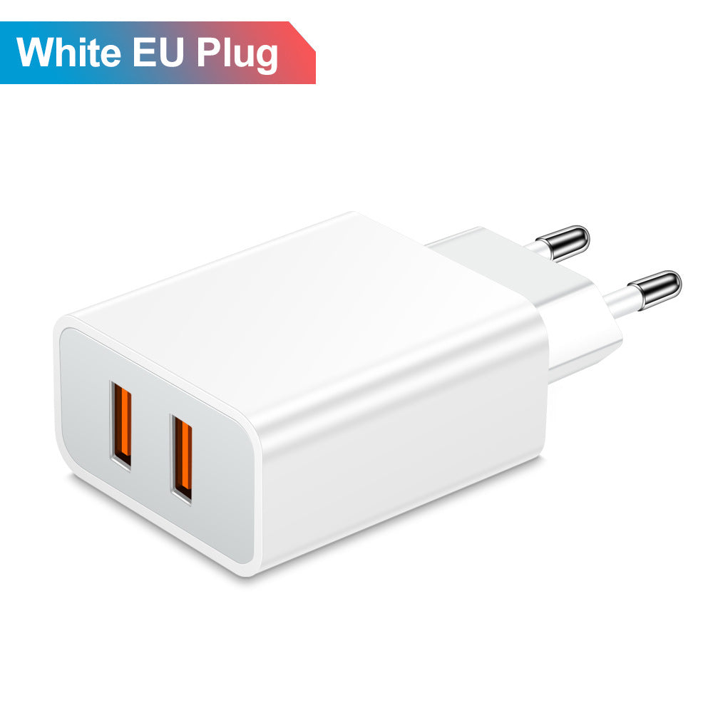 Dual USB 2.4A Fast Charging Wall Charger