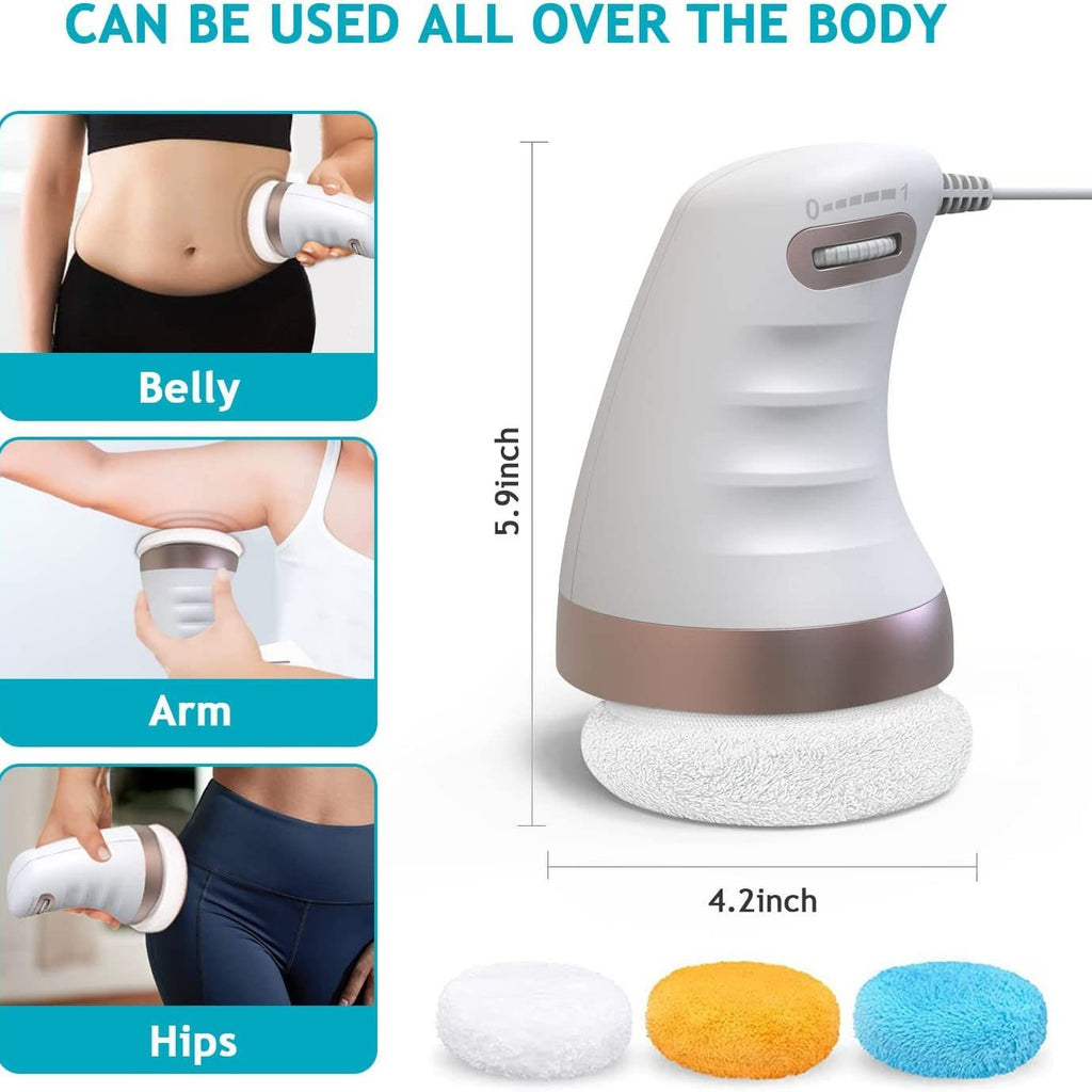 360° Rotating Electric Body Massager with Adjustable Vibration