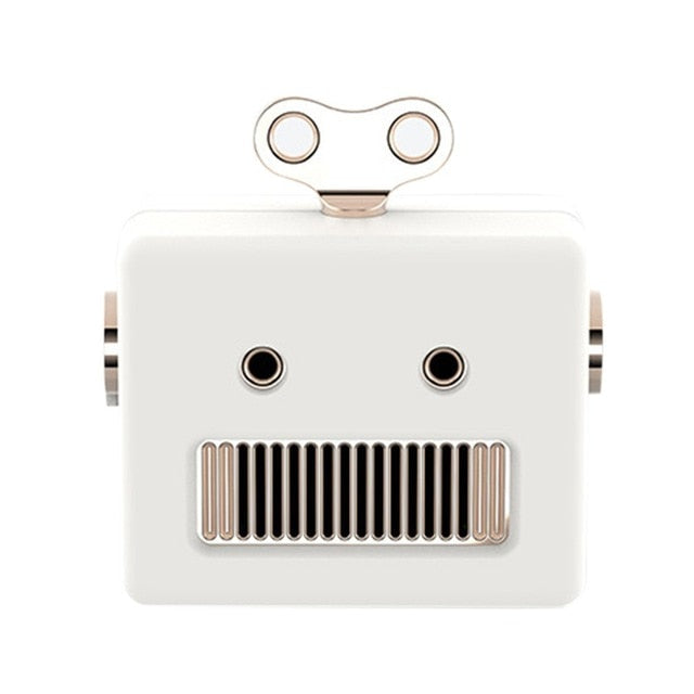 Retro Robot Mini Bluetooth Speaker with Microphone