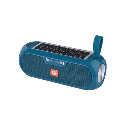 Solar Bluetooth 5.0 Portable Stereo Speaker with TWS & FM Radio