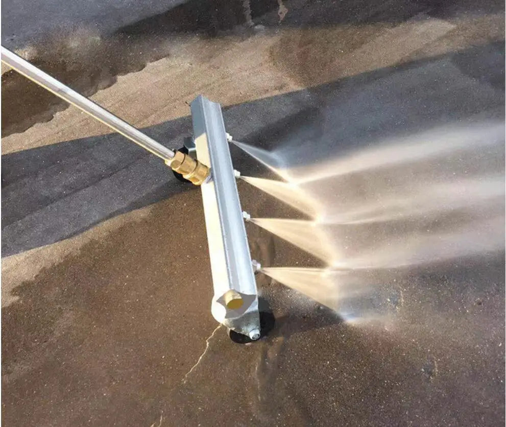35cm High-Pressure Undercarriage & Surface Cleaner – 4-Jet Wheeled Pressure Washer Attachment