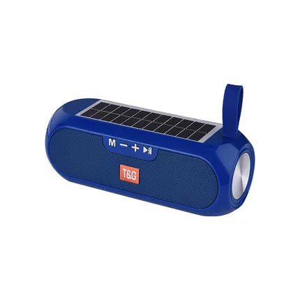Solar Bluetooth 5.0 Portable Stereo Speaker with TWS & FM Radio