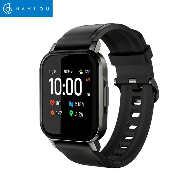 Haylou LS02 Smart Watch – 1.4" Full Touch Fitness Tracker with Heart Rate Monitor & 20-Day Battery Life
